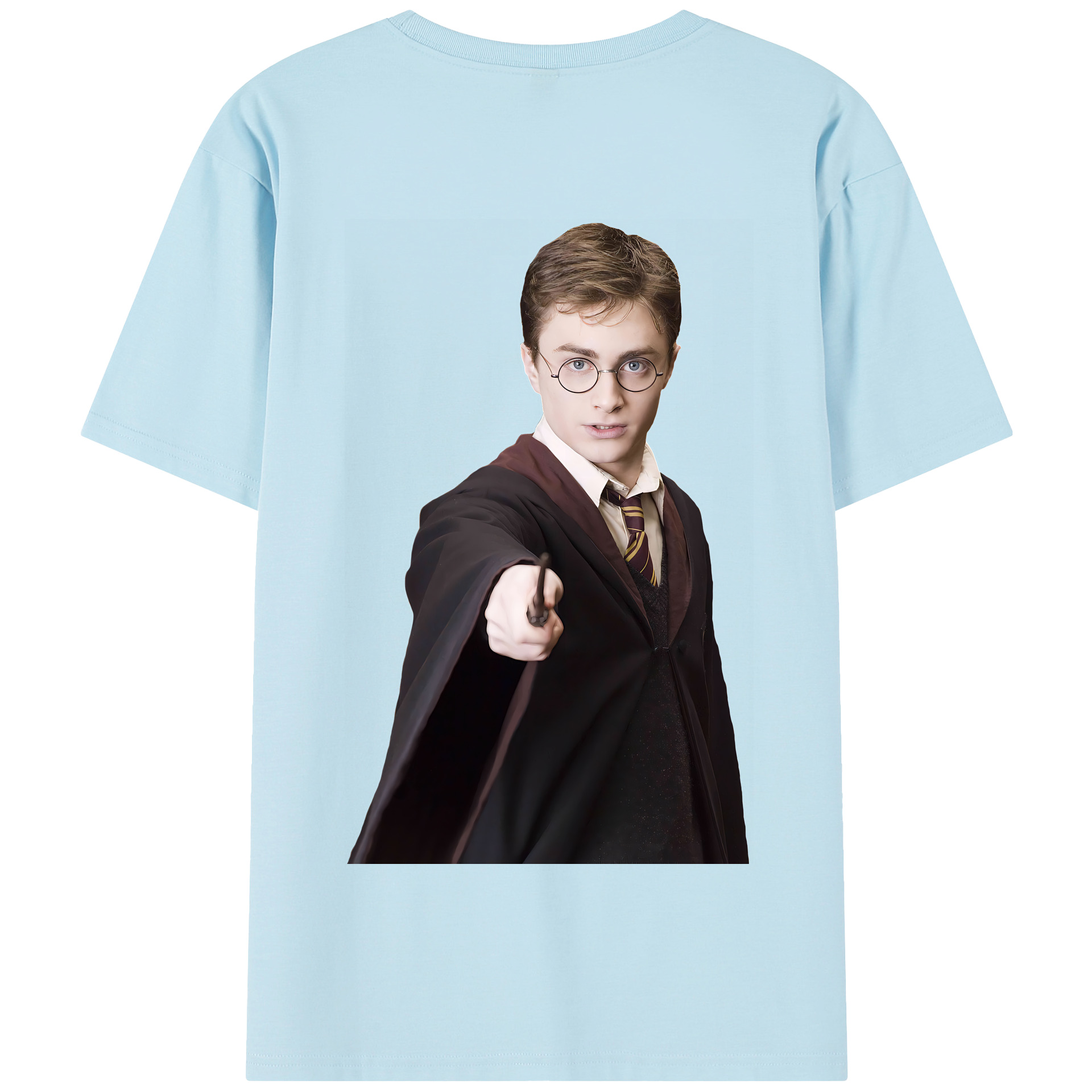 （画像用） Harry Potter ハリー・ポッターシリーズ 綿100％半袖Tシャツ（背面プリント）